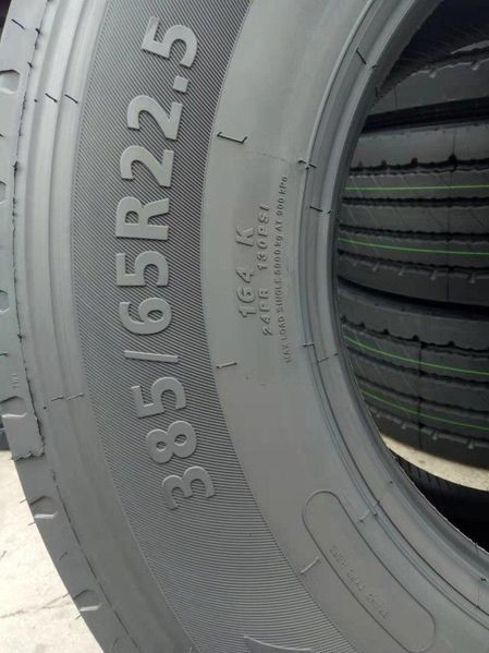 Шина 385/65 R22.5 T-808 24PR 164K резина причіпна UNICOIN 34827 фото
