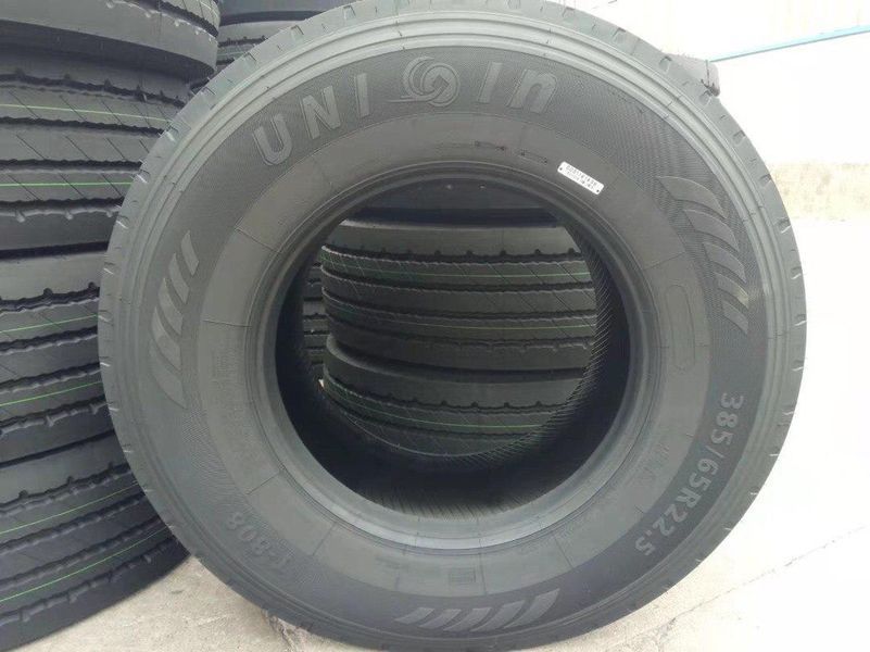 Шина 385/65 R22.5 T-808 24PR 164K резина причіпна UNICOIN 34827 фото