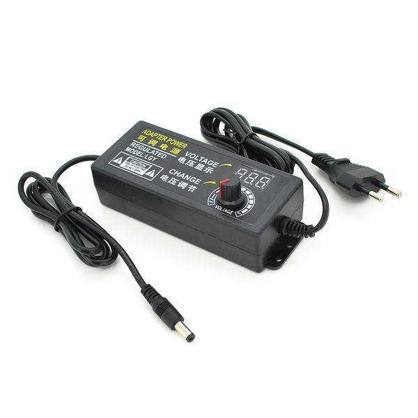 Адаптер живлення NZX-31250 з регулюванням 3-12V 5A, штекер 5,5 * 2,5, LED - індикація 2218 фото