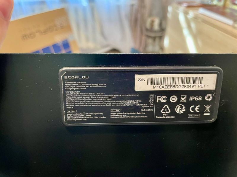 Сонячна панель екофло 100вт гнучка EcoFlow  solar100w фото
