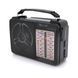 Радіоприймач GOLON RX-607, LED, 2x3W, FM радіо, корпус пластмас, Black, BOX 28616 фото 2