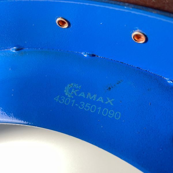 Колодка гальмівна ГАЗ 3307, 3309, 4301 передня з накладкою аналог:3307-3501090 (вир-во КАМАХ) (КМ4301-3501090) 0000040079 фото
